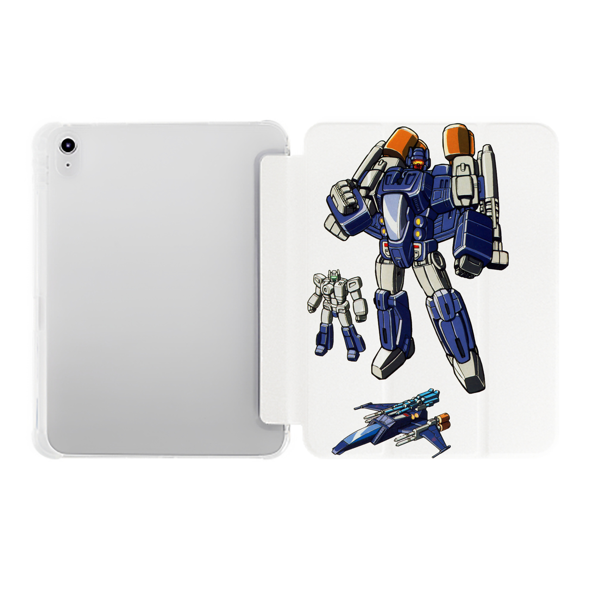 （画像用）  IPad ケース ペン収納付き 三つ折りスタンド PUレザー×シリコン 対応機種9.5/10.5/10.9インチ